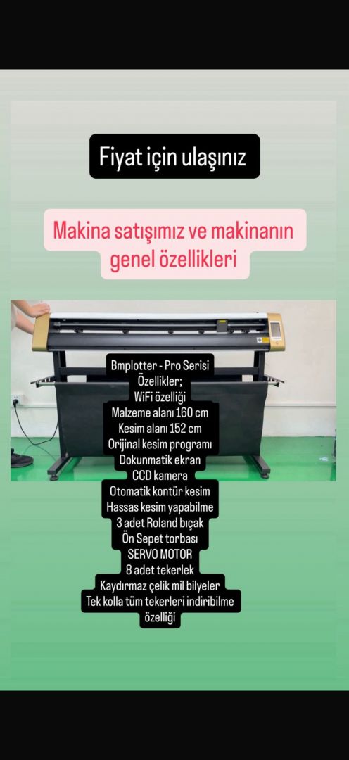 PLOTTER KESİM MAKİNASI 